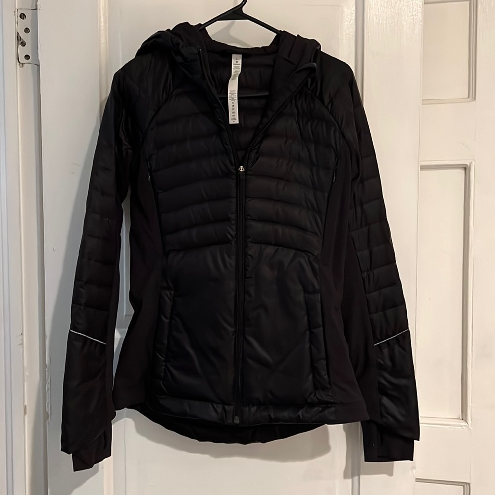 Lululemon Down For A Run Jacket II Black // size 6